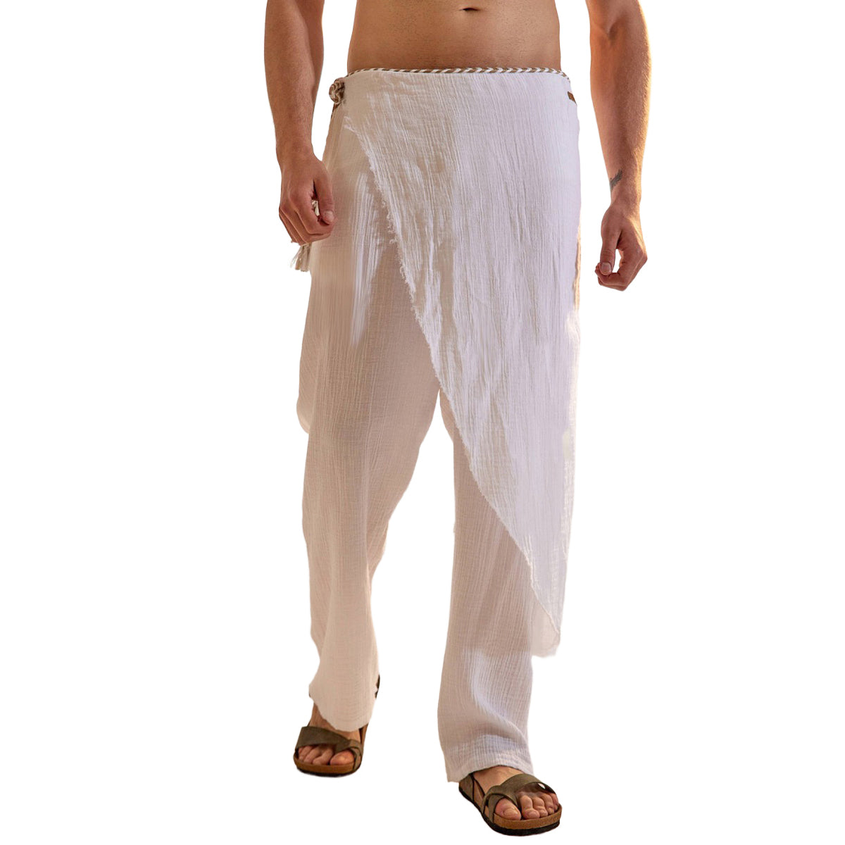Men's fashionable and casual linen trousers