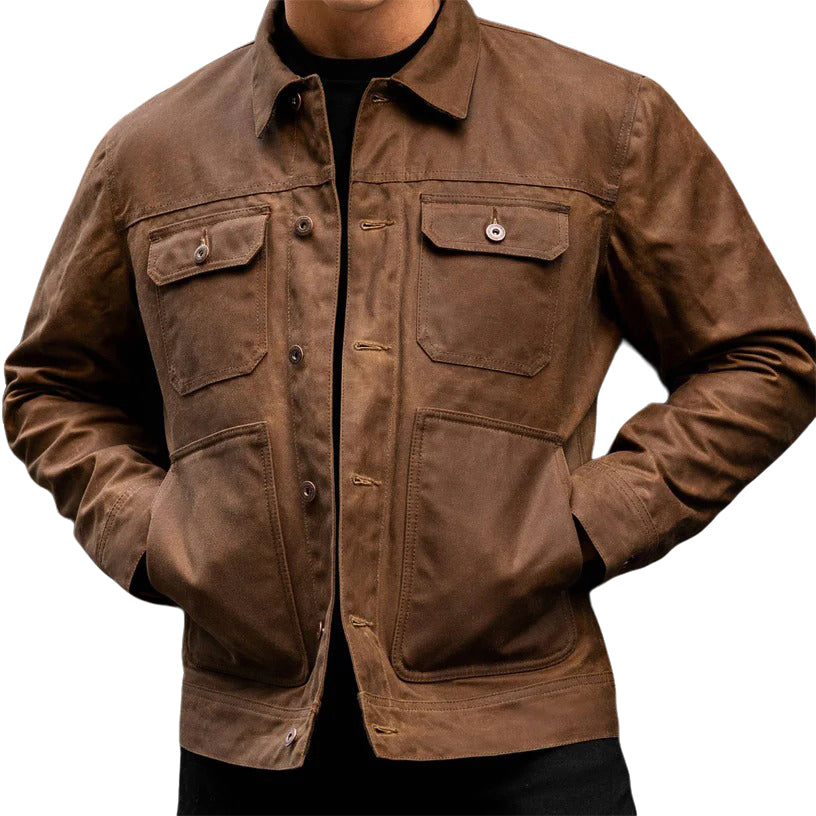 Waxed Trucker Jacket