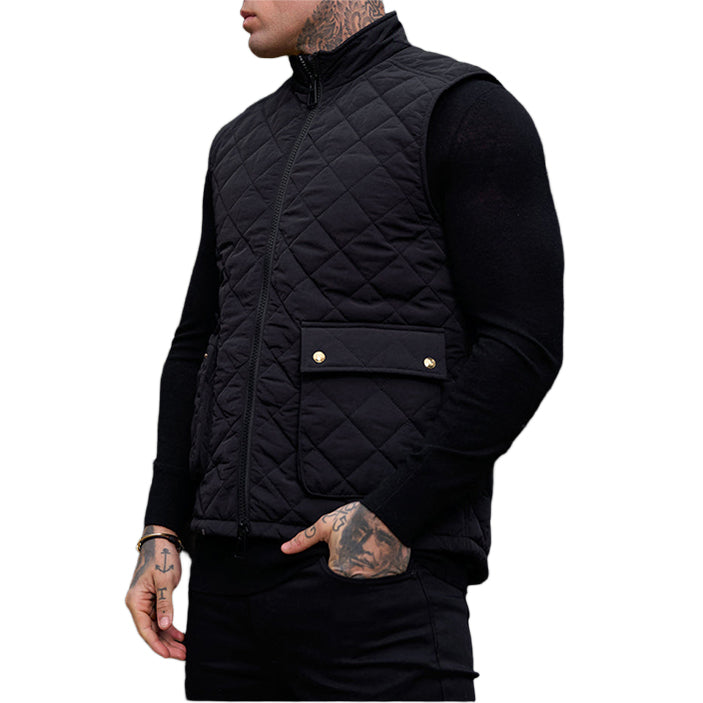 Padded Gilet With Front Pockets