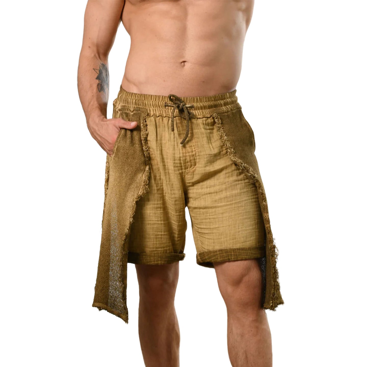 Men's fashionable and casual Bohemian-style shorts