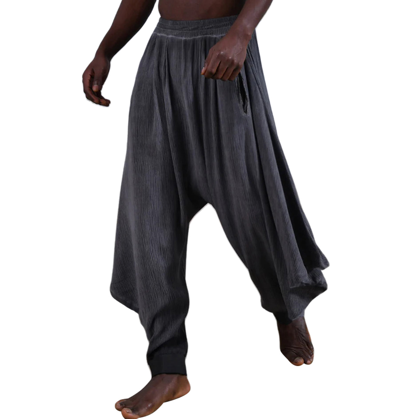 Men's fashionable and casual Bohemian-style trousers