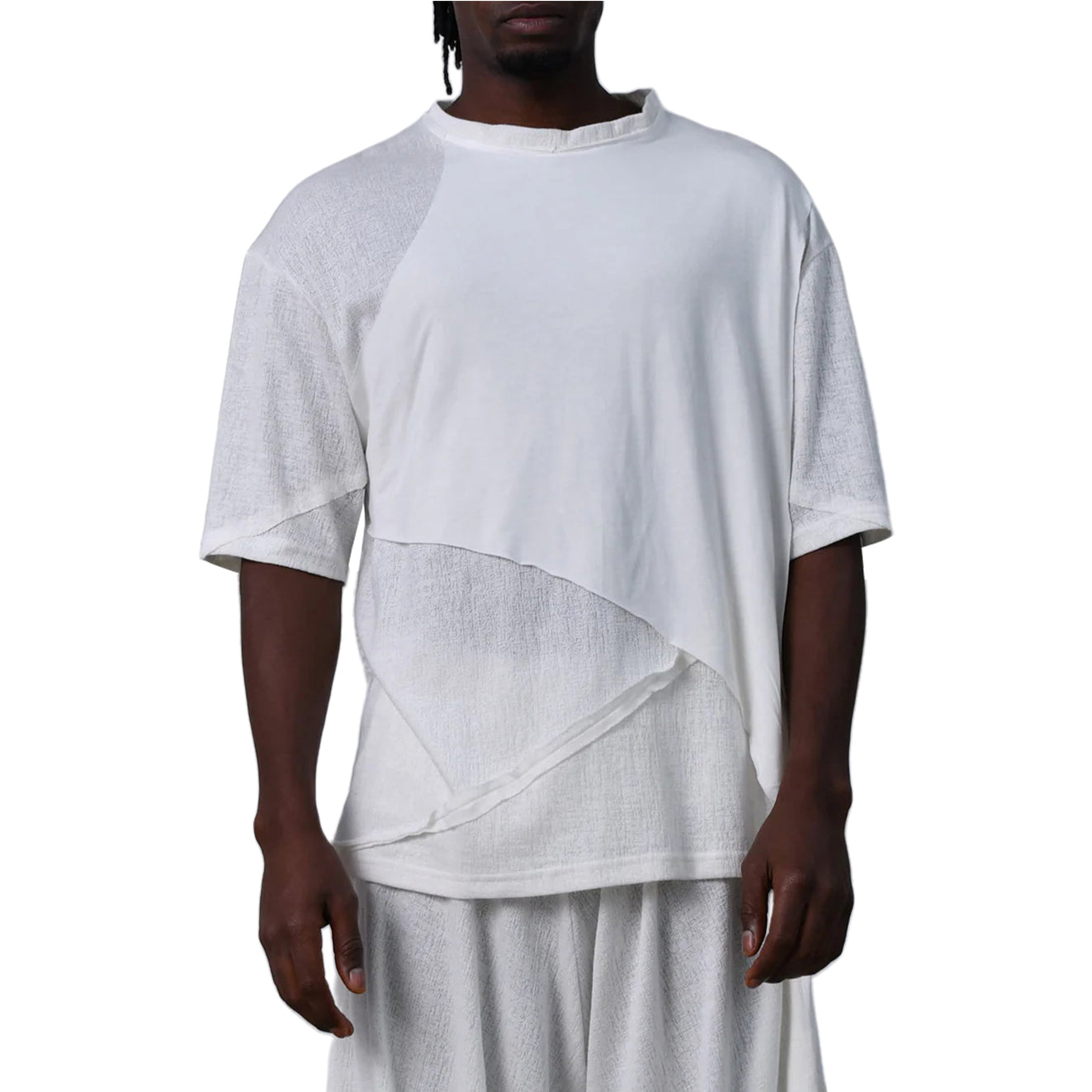 Men's fashionable and casual Bohemian-style short-sleeved T-shirt