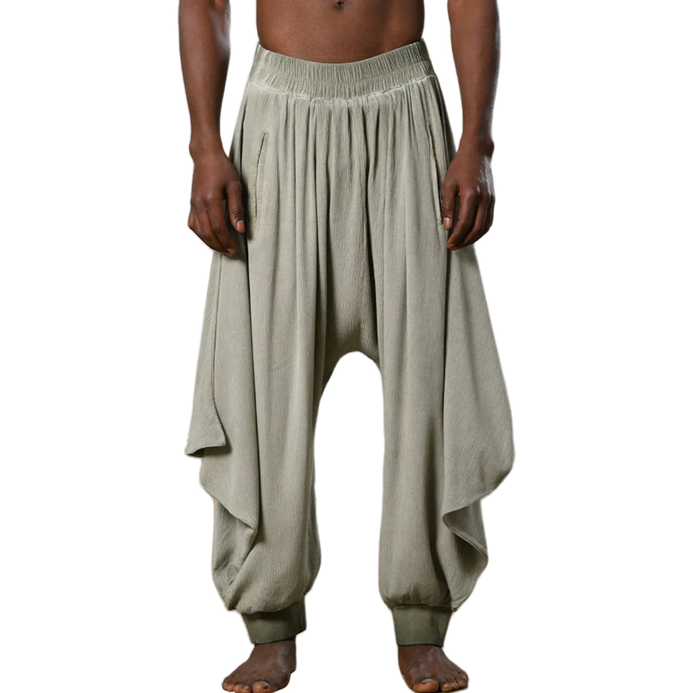 Men's fashionable and casual Bohemian-style trousers