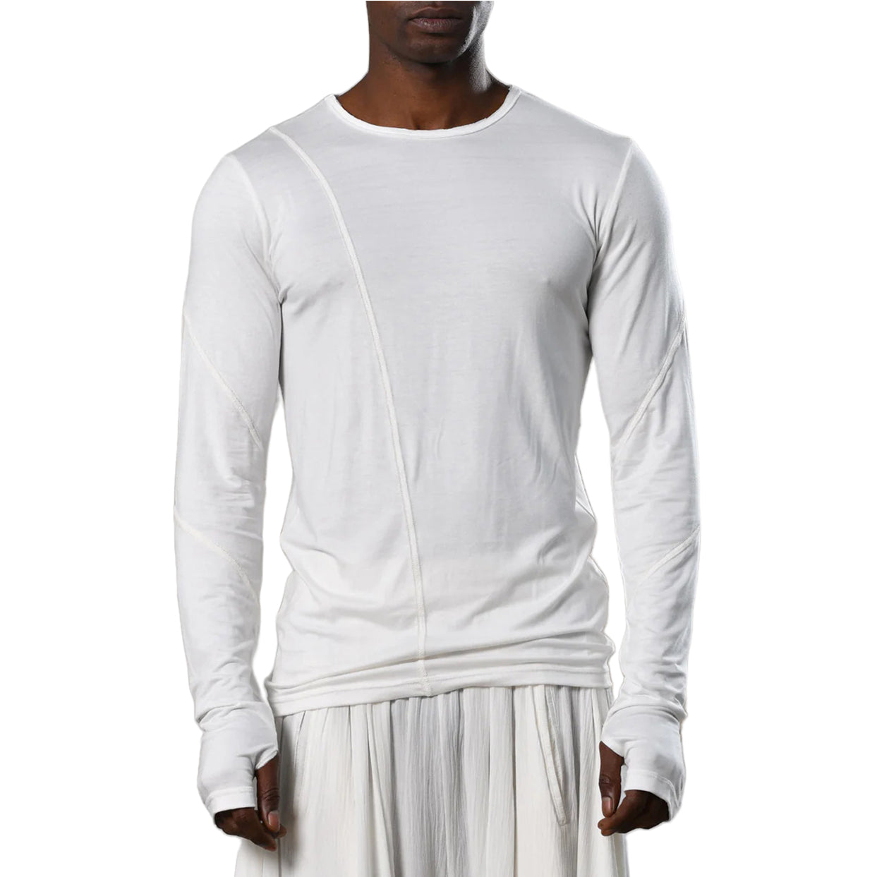 Men's fashionable and casual Bohemian-style long-sleeved T-shirt