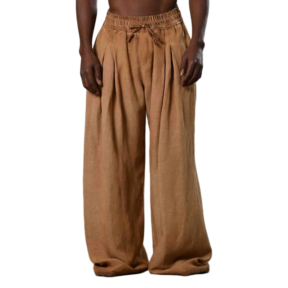 Men's fashionable and casual Bohemian-style trousers