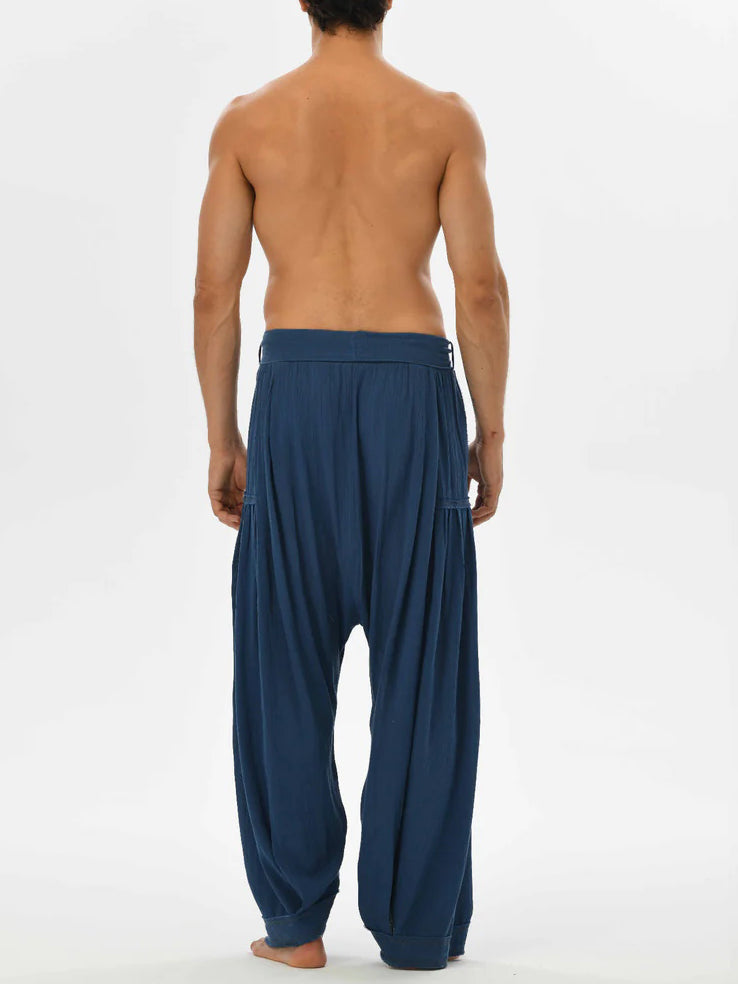 Men's fashionable and casual Bohemian-style trousers