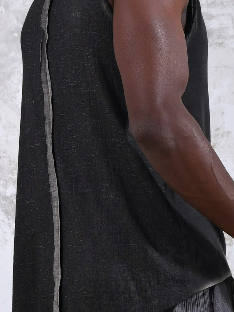 Men's fashionable casual irregular vest