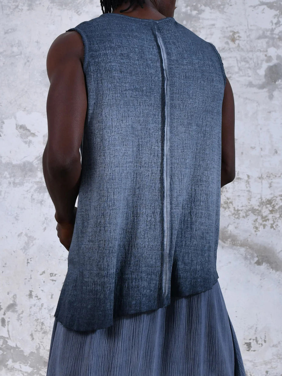 Men's fashionable casual irregular vest