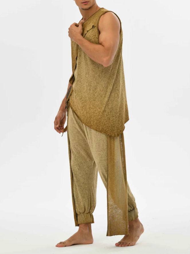 Men's fashionable casual irregular vest