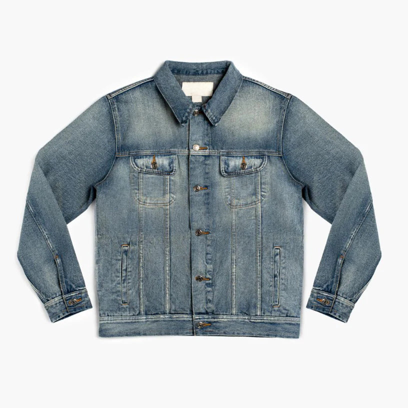 Veste camionneur en jean