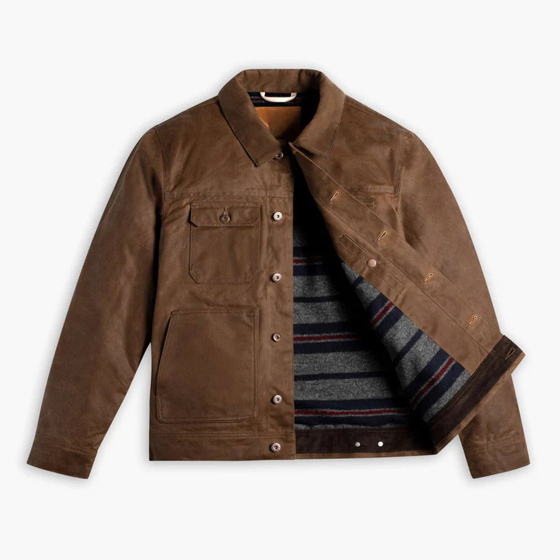 Veste de camionneur cirée