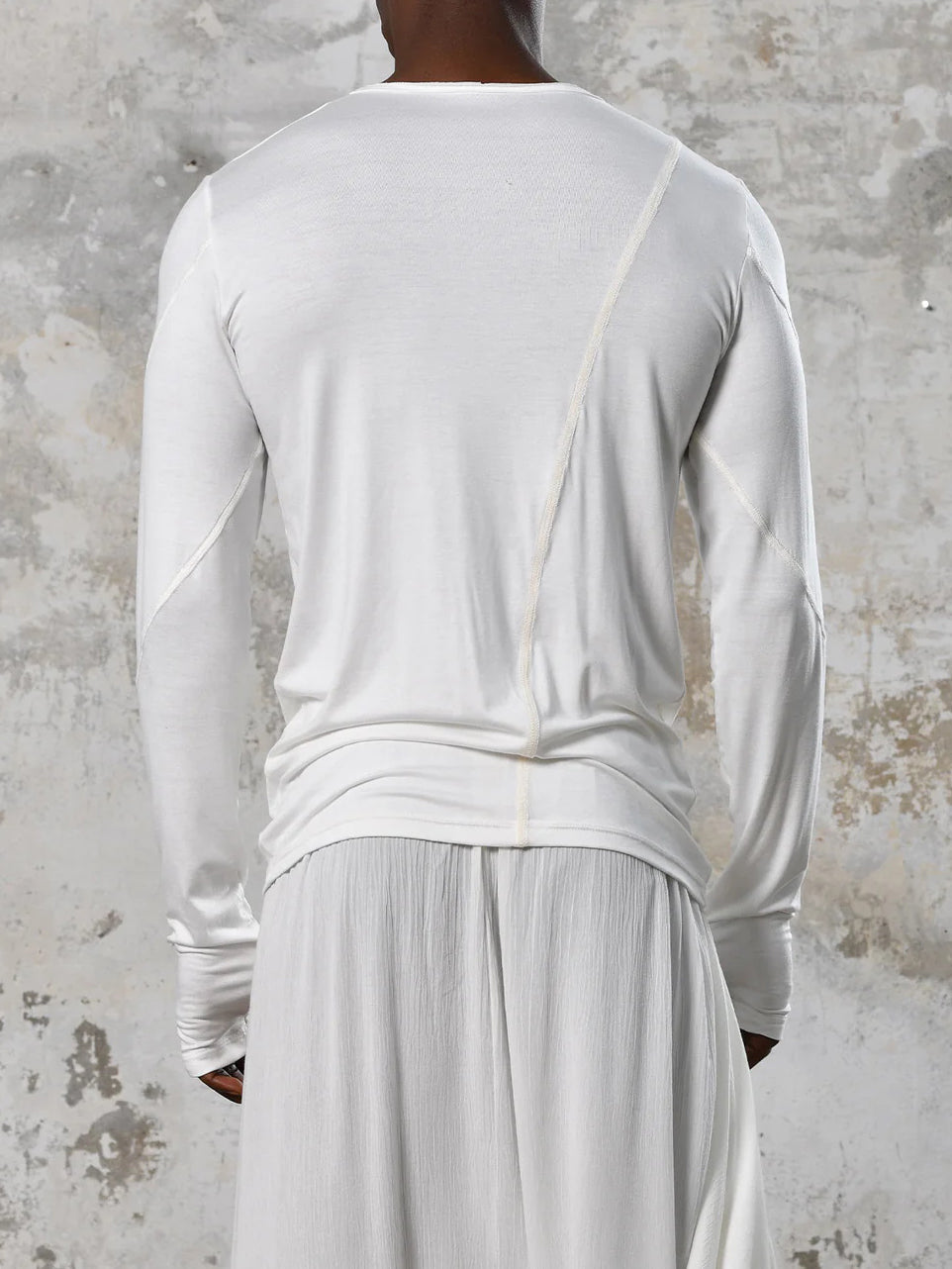 Men's fashionable and casual Bohemian-style long-sleeved T-shirt
