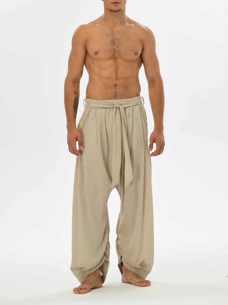 Men's fashionable and casual Bohemian-style trousers
