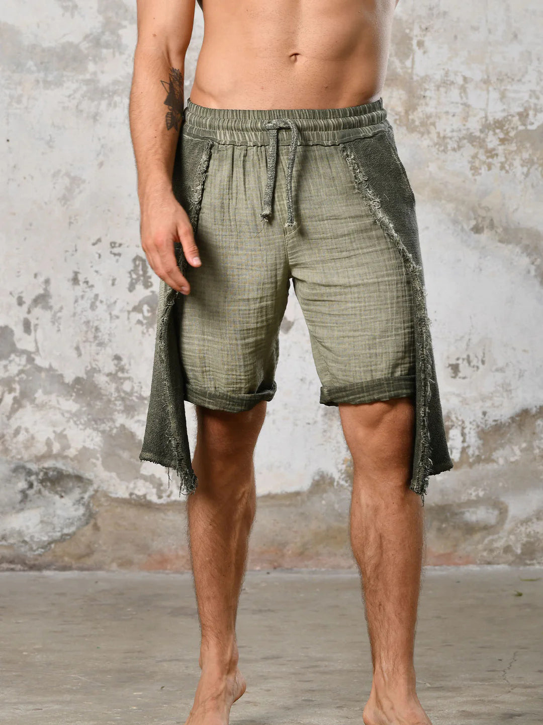 Men's fashionable and casual Bohemian-style shorts