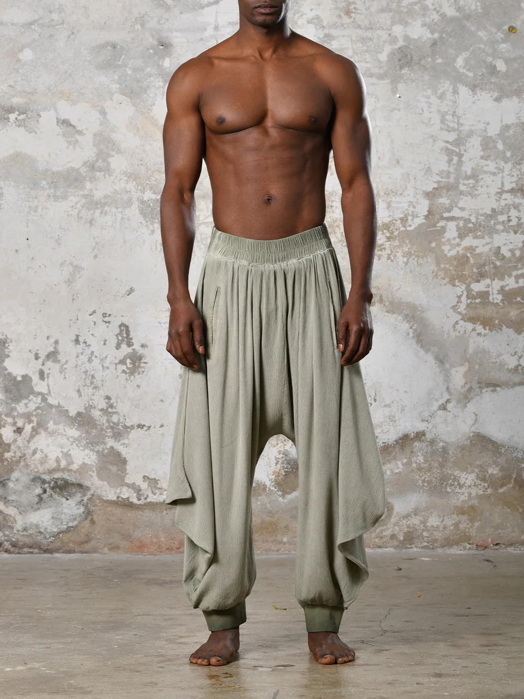 Men's fashionable and casual Bohemian-style trousers