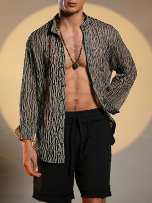 Men's fashionable and casual Bohemian-style shorts