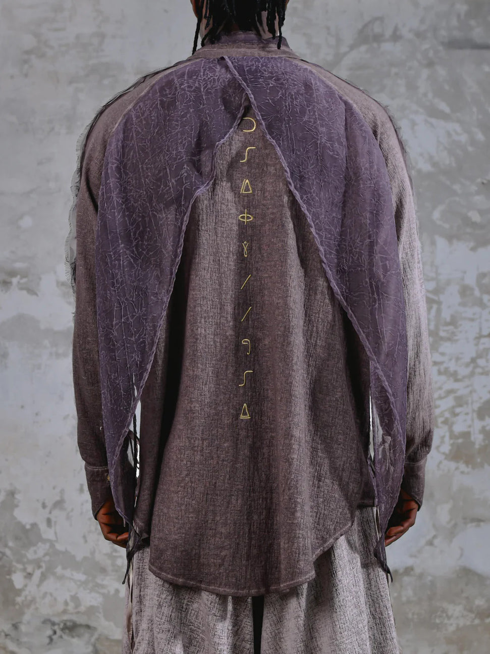 Men's fashionable and casual Bohemian-style long-sleeved T-shirt