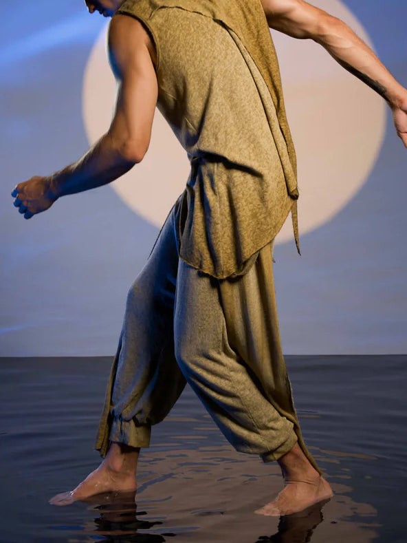 Men's fashionable casual irregular vest
