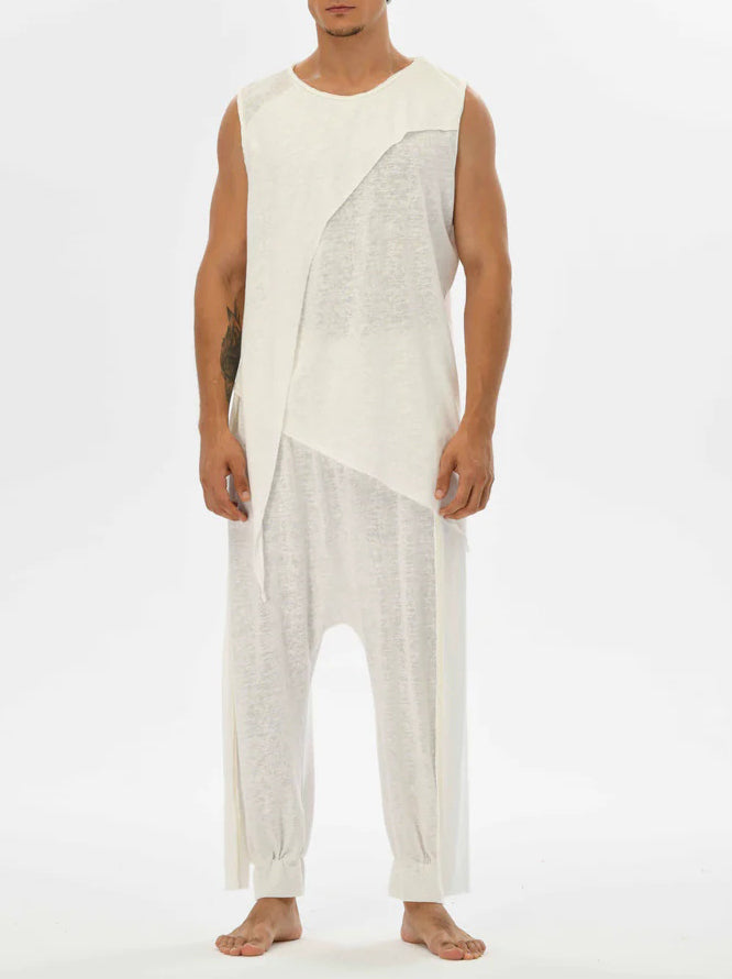 Men's fashionable and casual Bohemian-style trousers