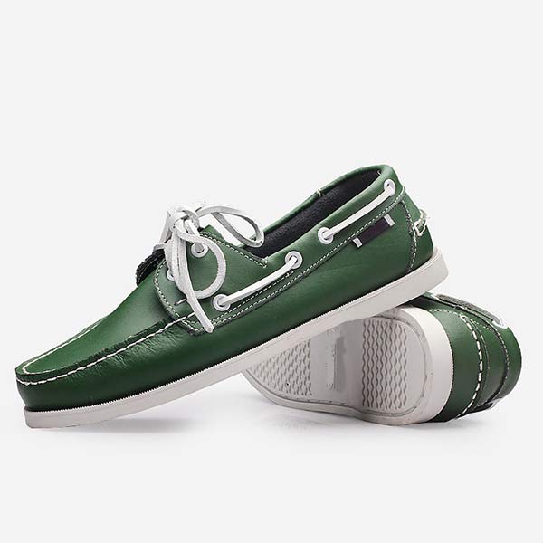 MEN'S LEATHER BOAT SHOES