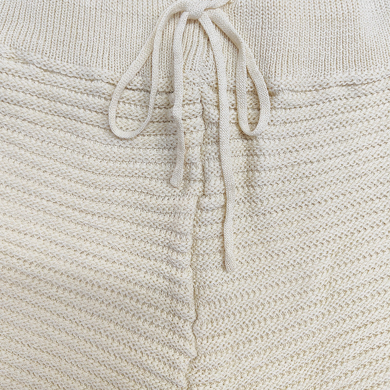Men's Simple Woolen Striped Beach Shorts