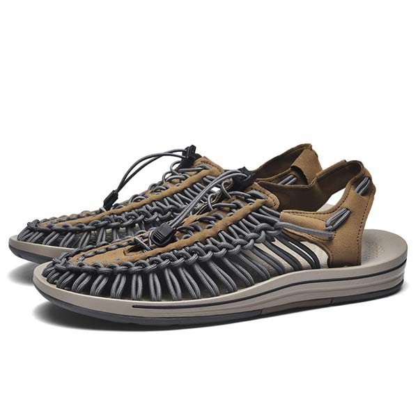 MEN'S HANDWOVEN BEACH SANDALS