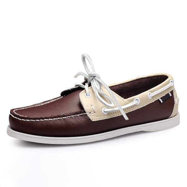 MEN'S LEATHER BOAT SHOES