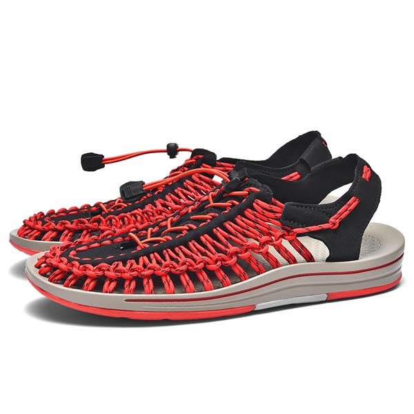 MEN'S HANDWOVEN BEACH SANDALS