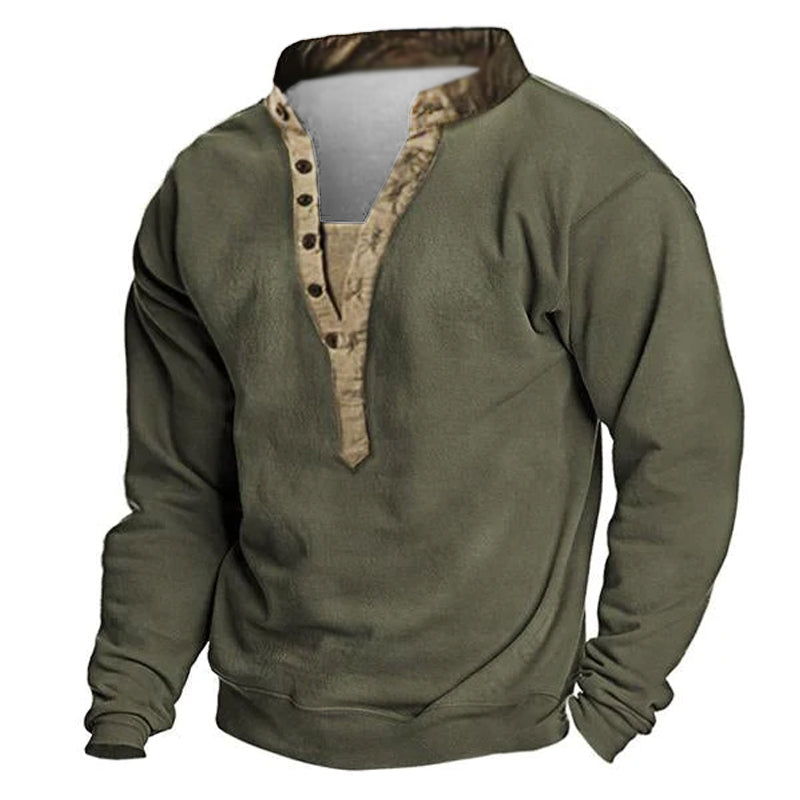 T-SHIRT VINTAGE À MANCHES LONGUES POUR HOMME