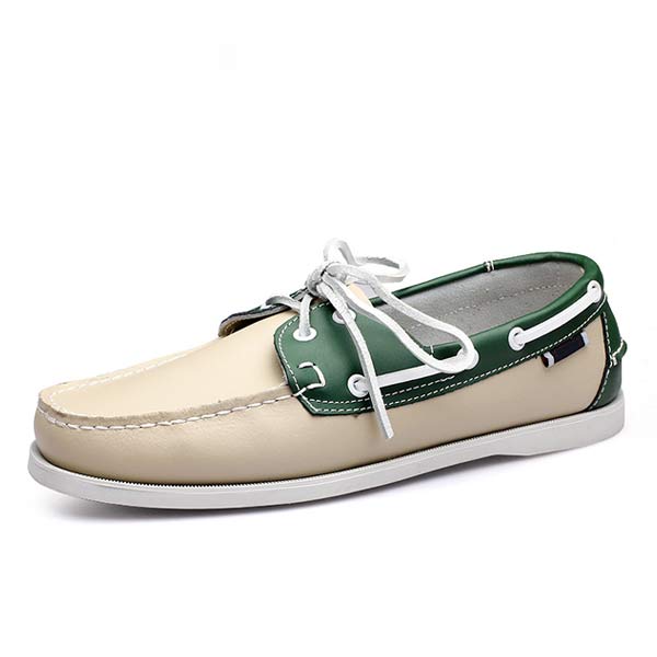 MEN'S LEATHER BOAT SHOES