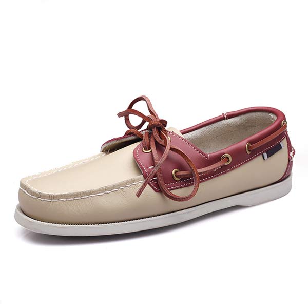 MEN'S LEATHER BOAT SHOES