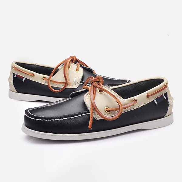 MEN'S LEATHER BOAT SHOES
