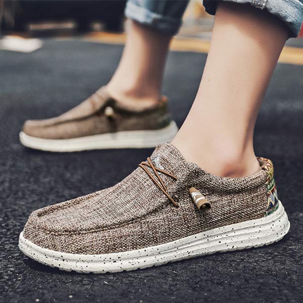 MEN'S CANVAS LOAFERS