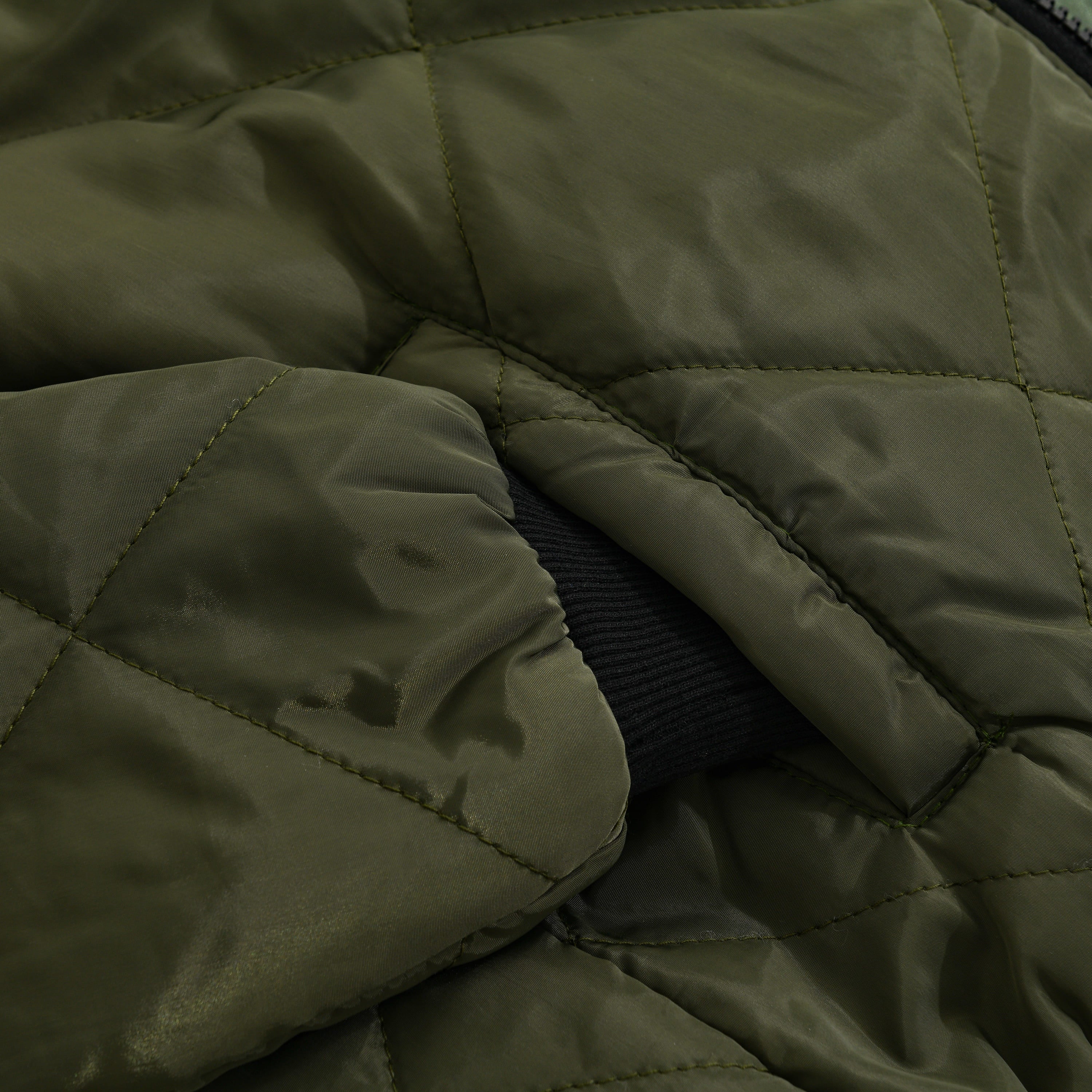Men's Padded Stand Collar Solid Color Thermal Padded Jacket
