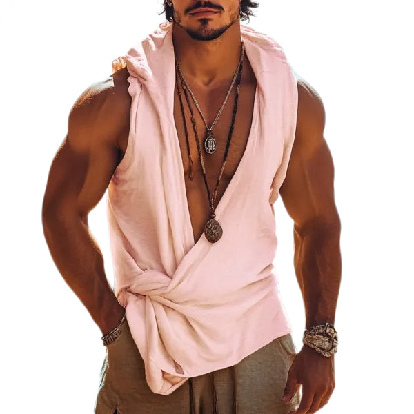 Men's Holiday Lightweight V-Neck Sleeveless Tank