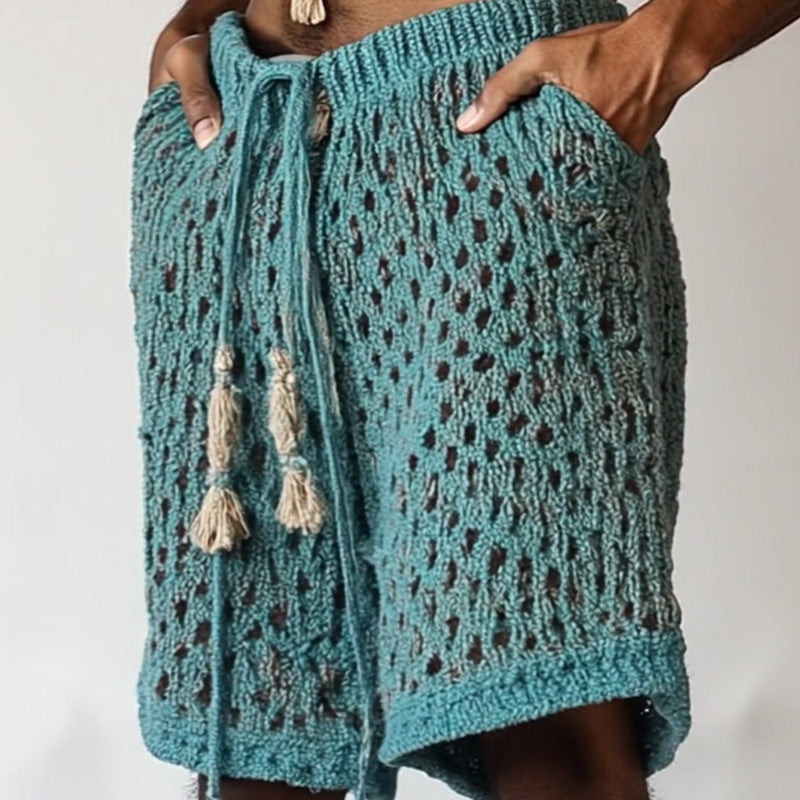 Men's Woven Casual Beach Shorts