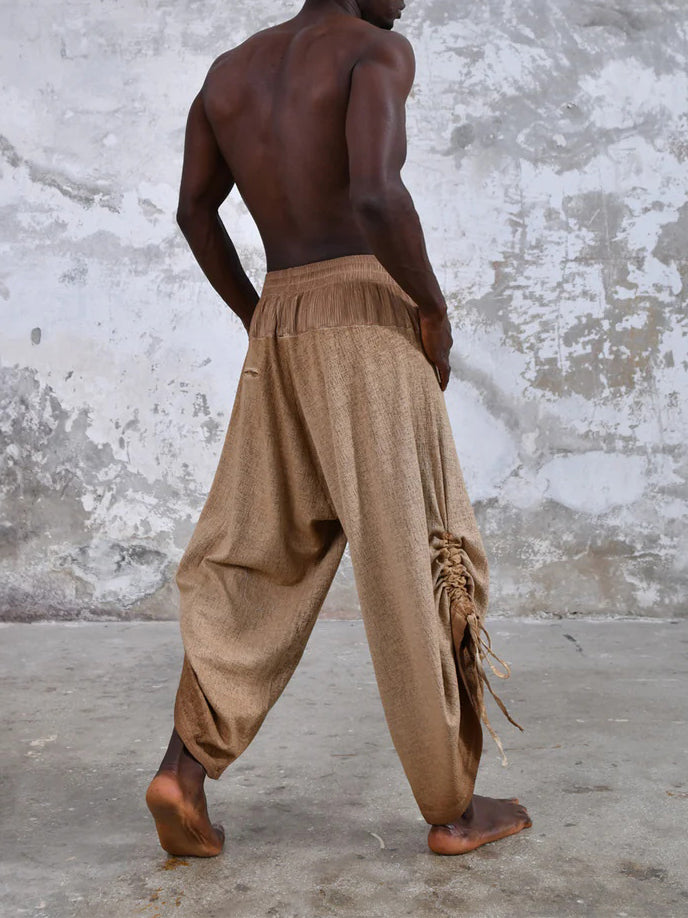 Men's fashionable and casual Bohemian-style trousers