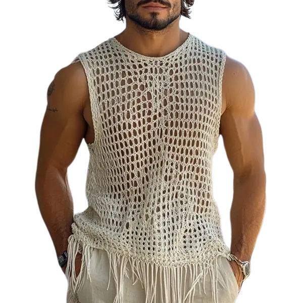 Böhmische Vintage Mesh-Weste 