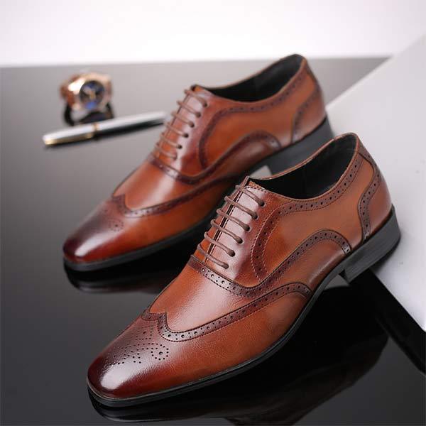 MEN'S BROGUE BUSINESS SHOES