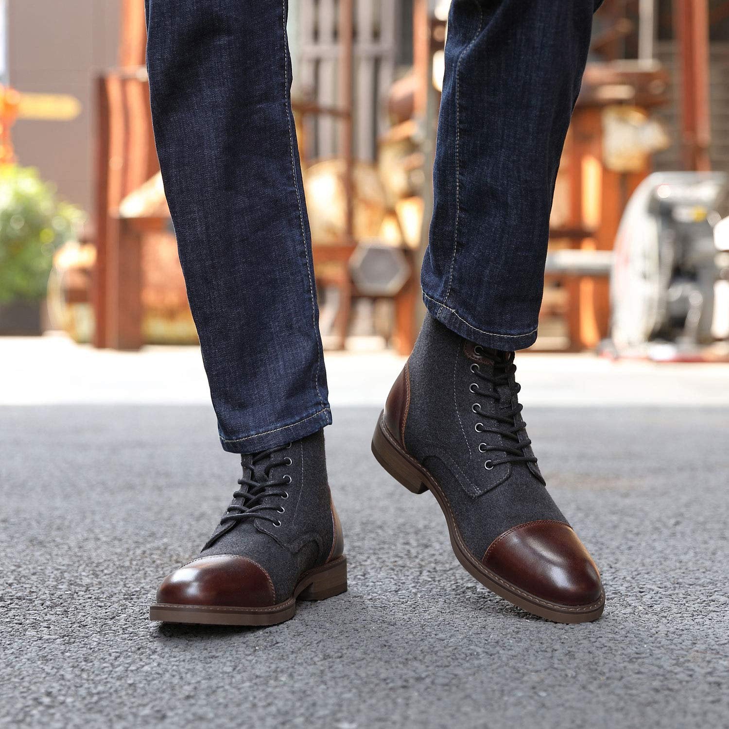 MEN'S VINTAGE ANKLE BOOTS