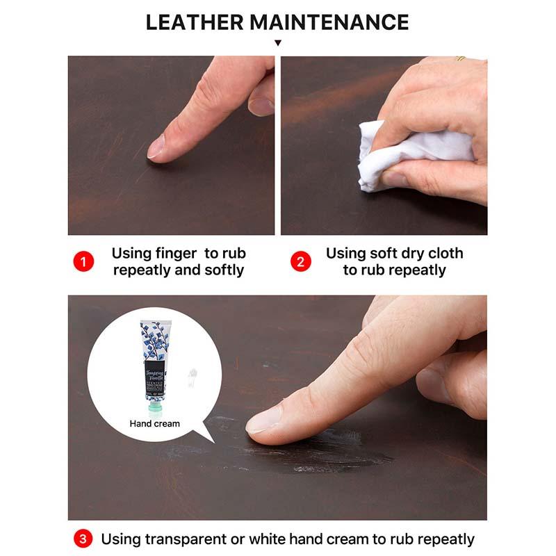 Men's Vintage Cowhide Handmade Watch Storage Bag