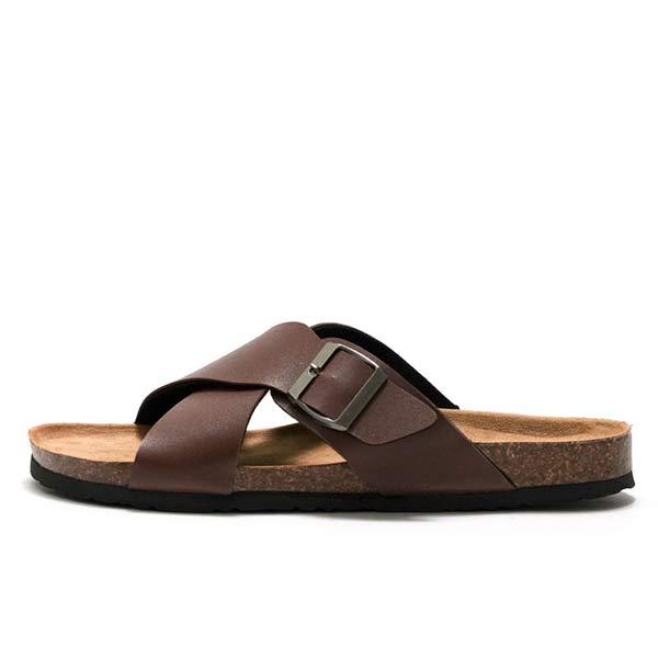 MEN'S CROSS STRAP SLIPPERS
