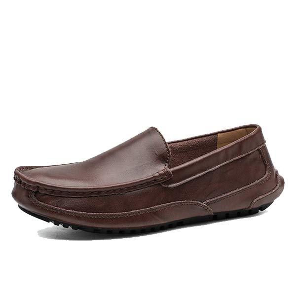 MEN'S SLIP-ON LEATHER LOAFERS