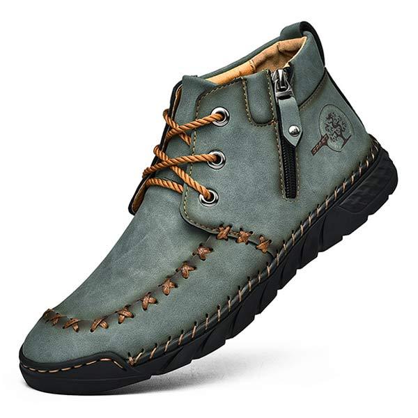 BOTTINES POUR HOMMES COUSUES À LA MAIN 