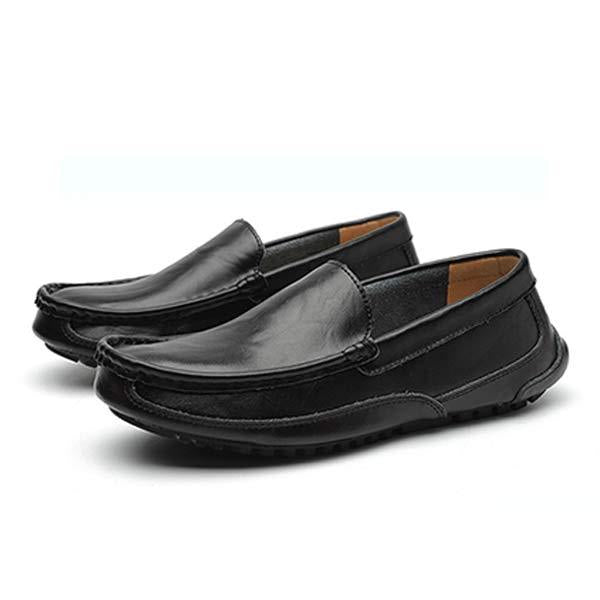 MEN'S SLIP-ON LEATHER LOAFERS