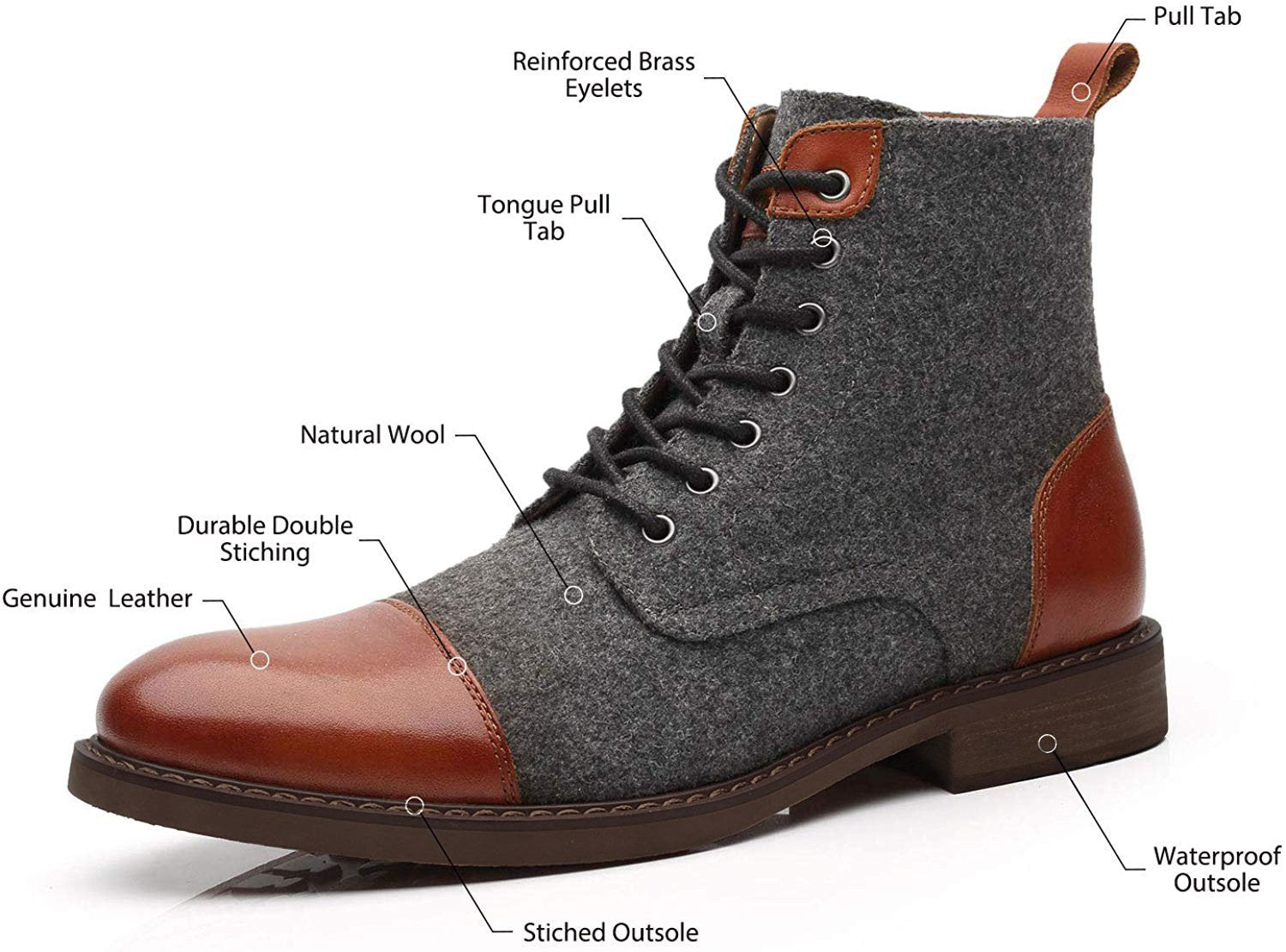 MEN'S VINTAGE ANKLE BOOTS