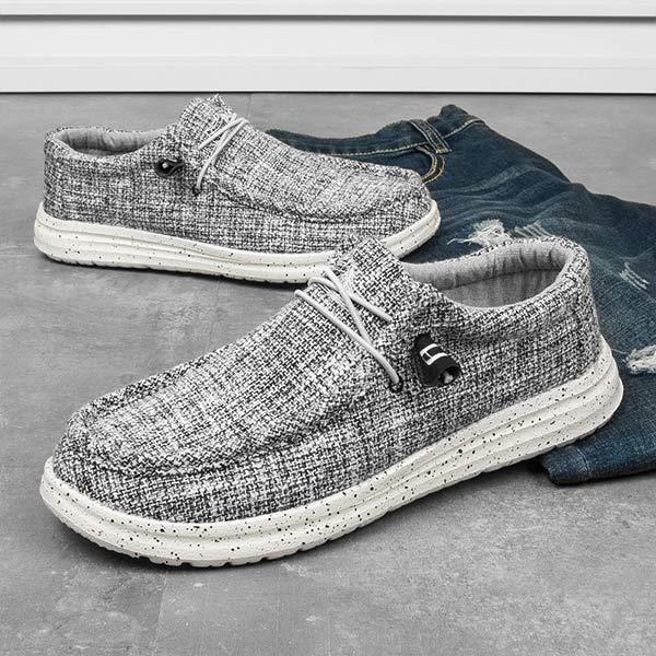 MEN'S CANVAS LOAFERS