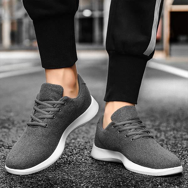 CHAUSSURES DE COURSE ULTRA-LÉGÈRES EN MÉLANGE DE LAINE POUR HOMMES