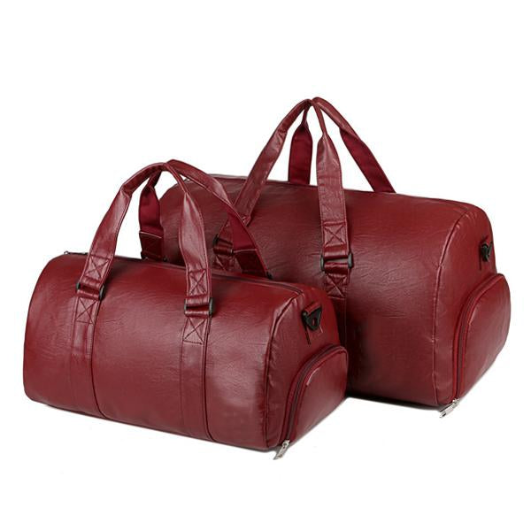 CASUAL LEATHER TRAVEL BAG