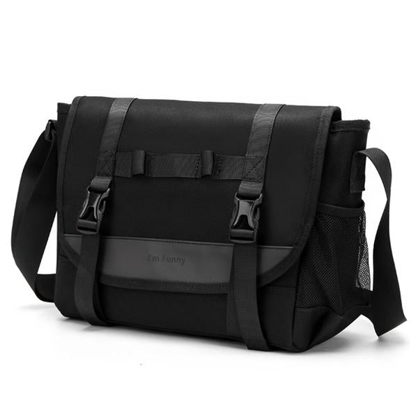 MEN'S CANVAS SHOULDER BAG